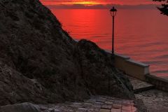 Sperlonga_Tramonto_Rosso